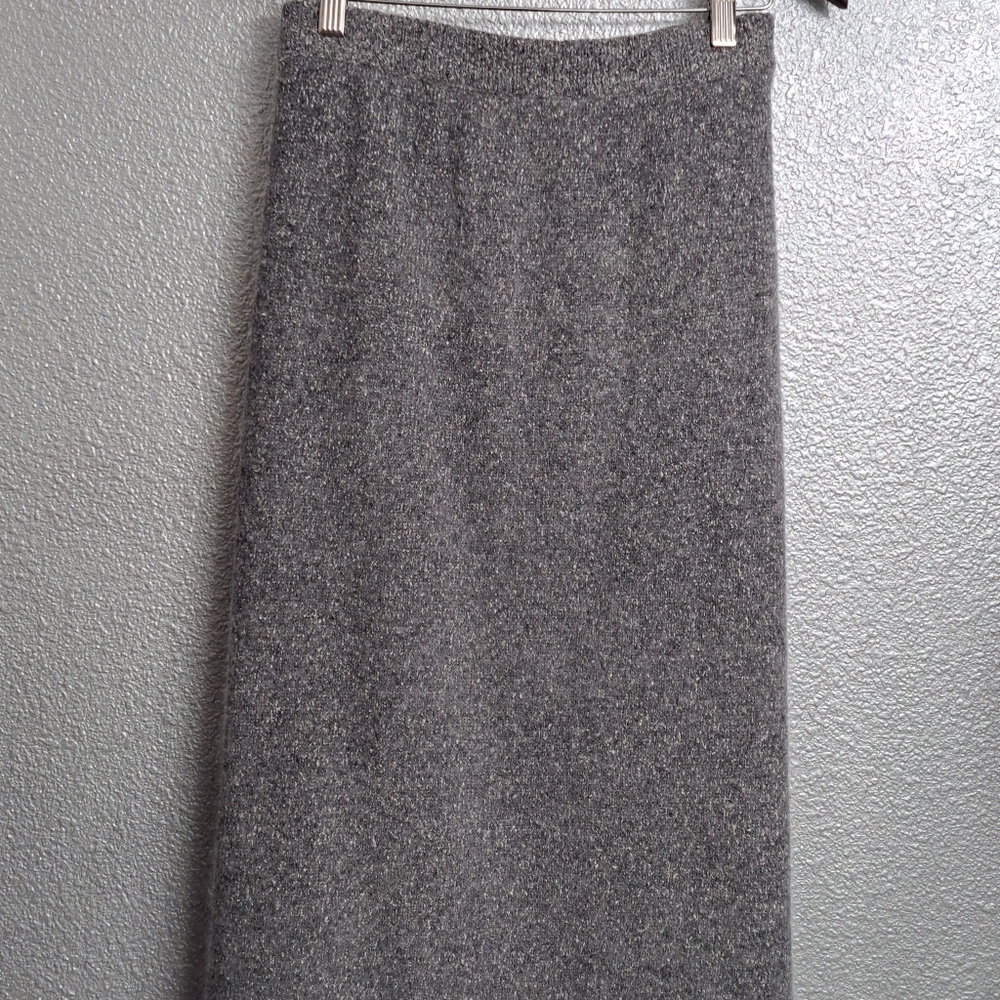 Segue Vintage Silk, Angora Blend Midi Skirt Size 2X